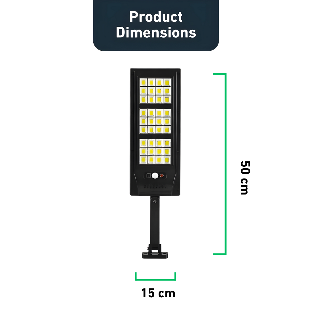 800W High-Power Solar LED Light for Outdoor Use