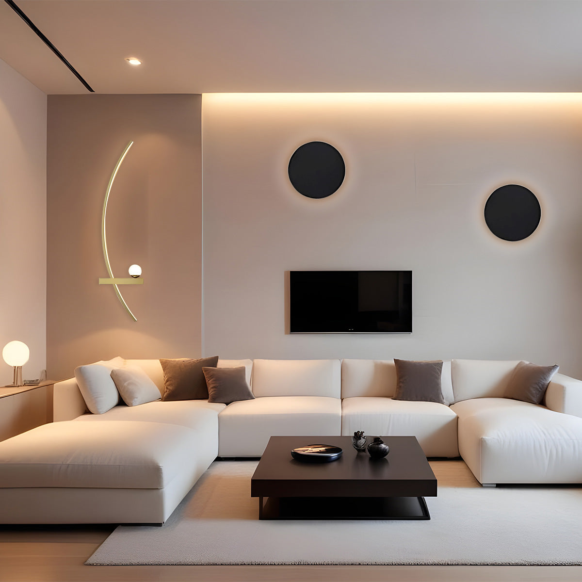 Round LED Wall Light – Outdoor Waterproof Light for Garden, Porch or Patio