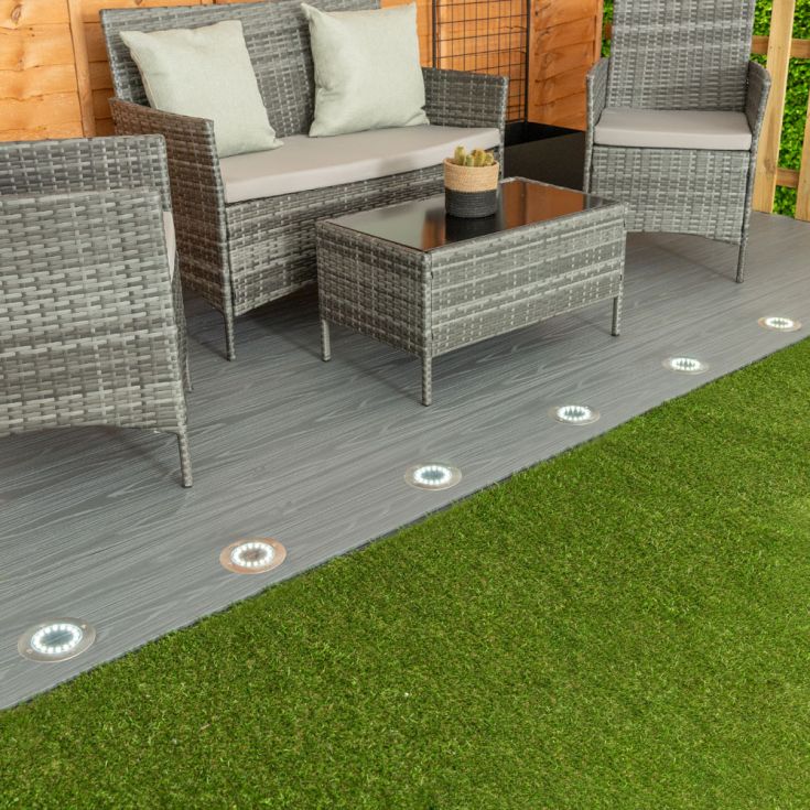 DeckGlow – Solar Decking Lights in Warm White for Garden & Patio