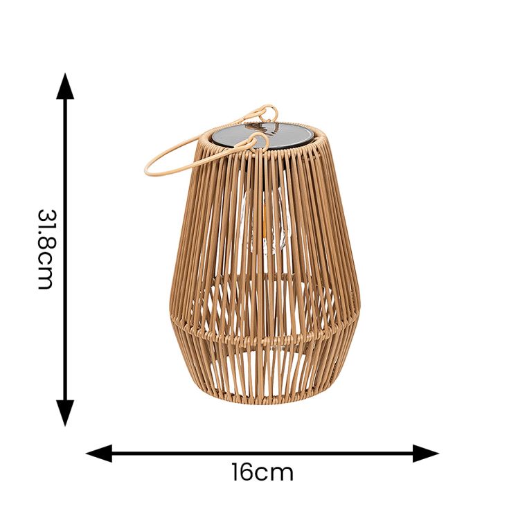 SolBamboo Solar Lanterns – Set of 2
