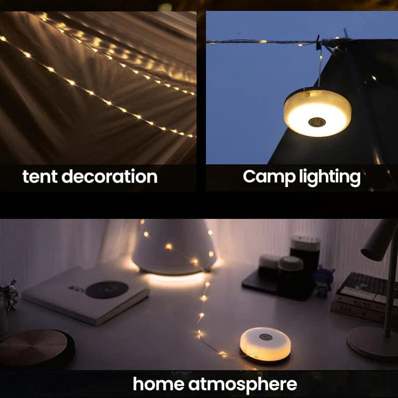 LuminTrail™ - 2-in-1 Solar Portable String Light