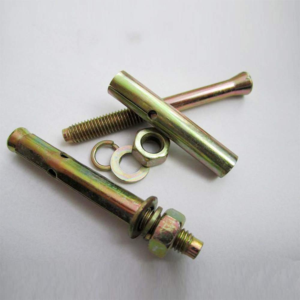 Heavy-Duty M8x60mm Expansion Anchor Bolts for Concrete 32x4 pack (128 bolts)
