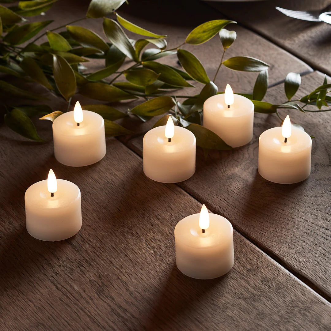 12 pcs Short Flameless Flickering LED Candles (Clearance Sale)