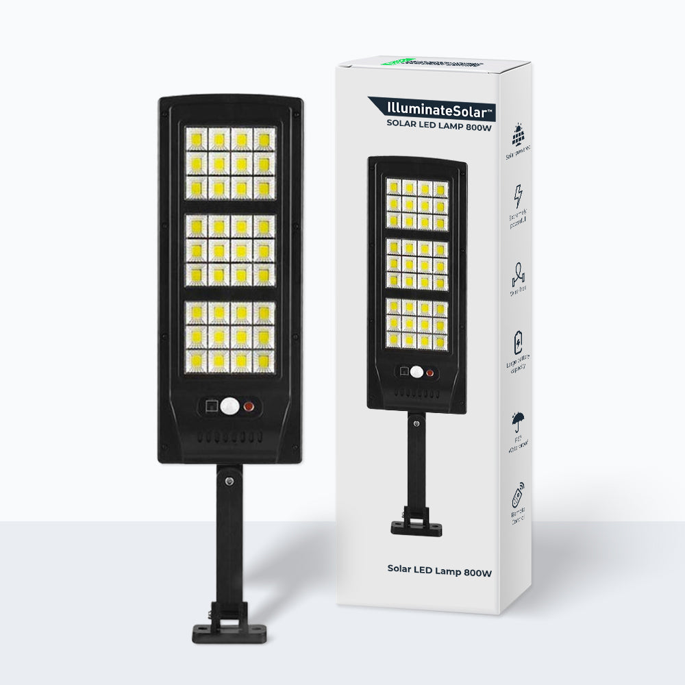 800W High-Power Solar LED Light for Outdoor Use