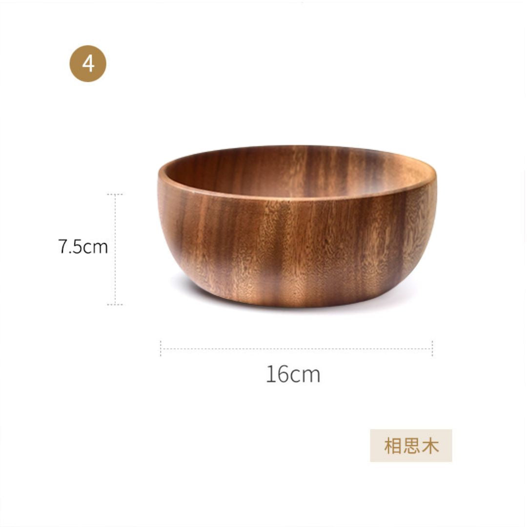 Acacia Wood Fruit & Salad Bowl