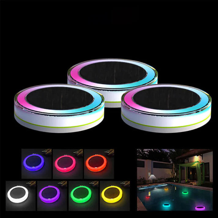 AquaGlow - Solar Floating LED Pool Light