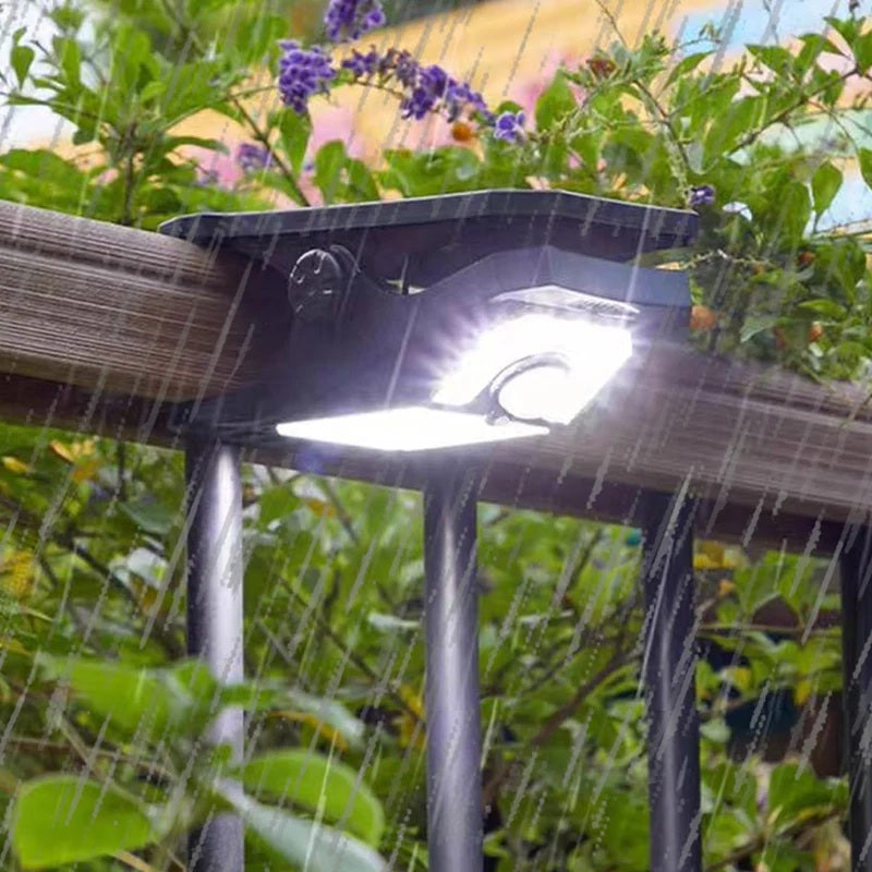 SolarClip Light – USB & Solar Powered Clip-On Lamp for Outdoor Use