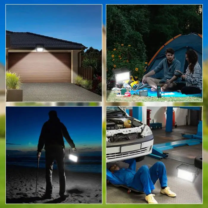 SolarBright 700 – Portable Solar Floodlight with Remote