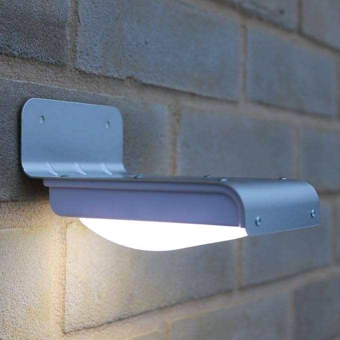 LumaPlate - Solar Aluminum Plate LED Wall Light