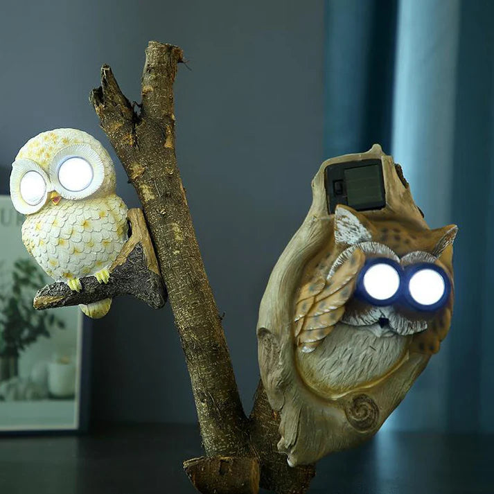 OwlForest - Decorative Solar Owl LED Night light