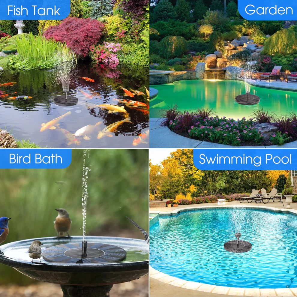 Solaflora – Solar Garden Fountain