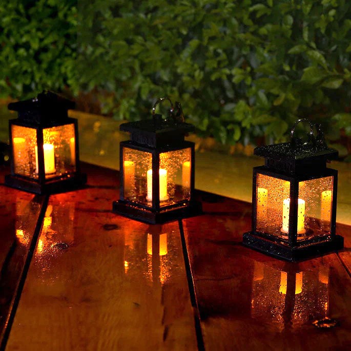 LumaEve - LED Candle Lantern Hanging Light