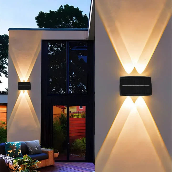 LumiVive - Solar LED Outdoor Wall Light