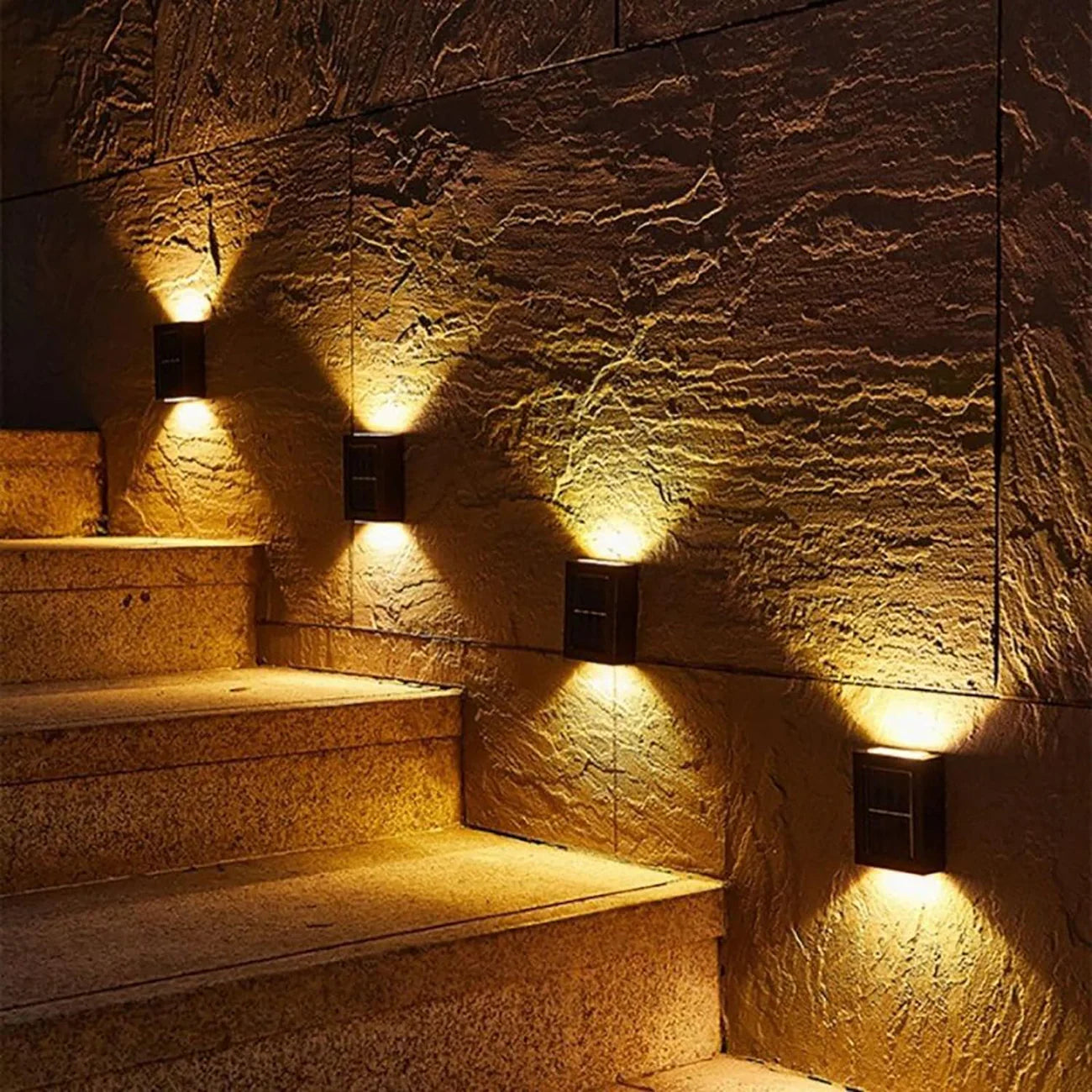 GlowEdge - Solar LED Wall Light