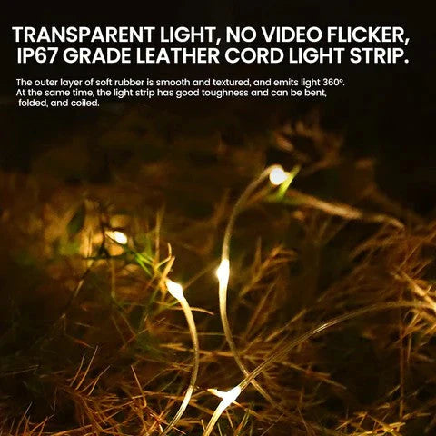 LuminTrail™ - 2-in-1 Solar Portable String Light