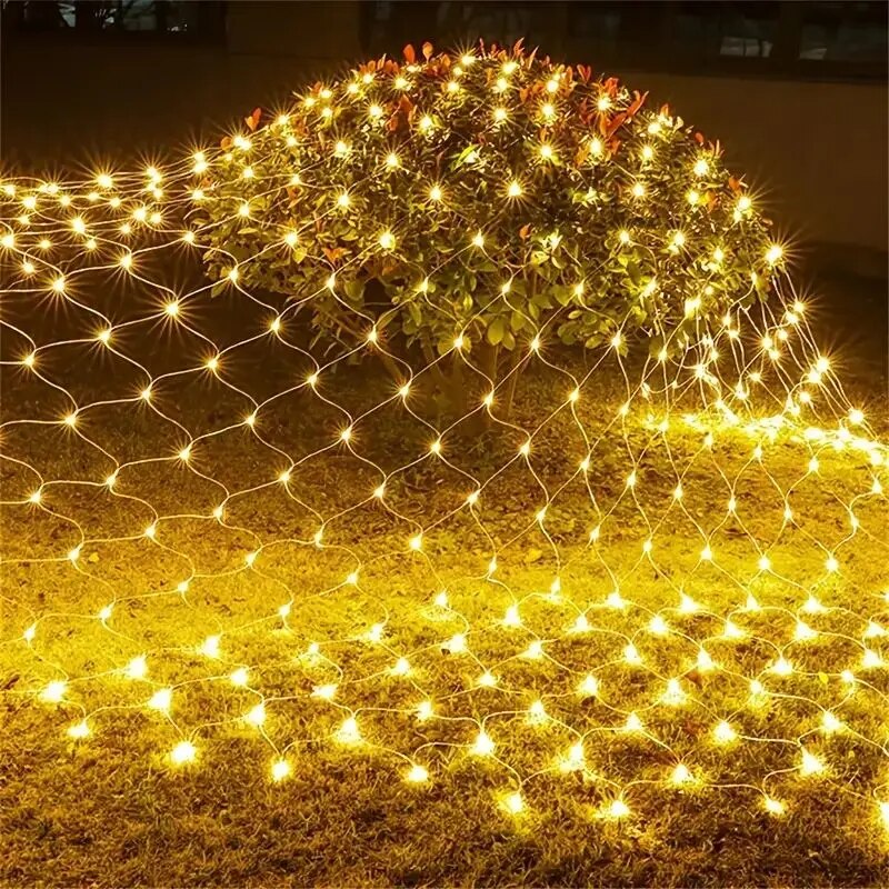 1.5 x 1.5m - 2 x 3.0m Solar LED Net Lights