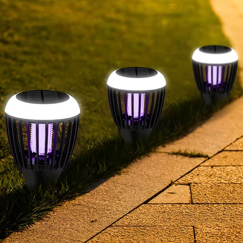 SolarZap - LED Solar Mosquito Garden Lamp