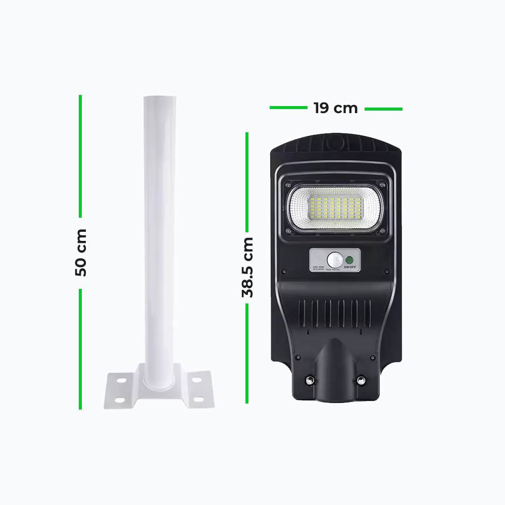 IlluminateSolarMega™- The Ultimate 225W/5500 Lumens Ultra-Bright Solar Street Light