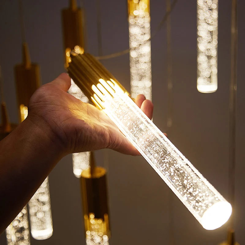 GoldenPegs™ – Timeless Glow Glass Pendant Lamp