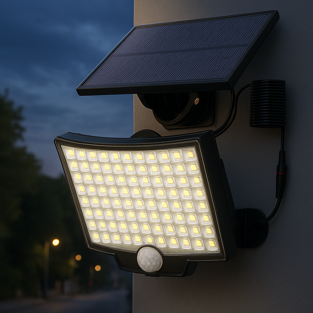 SunArc - 106 LED Solar Outdoor Light with Motion Detector