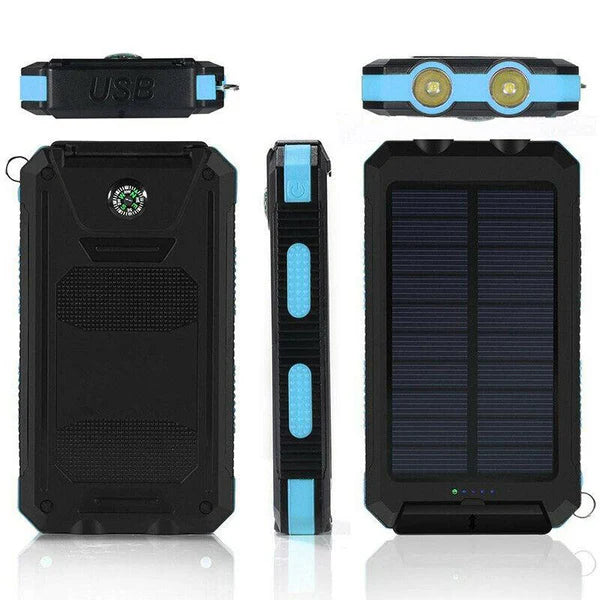 SunTrek - Waterproof Solar-Charging Power Bank