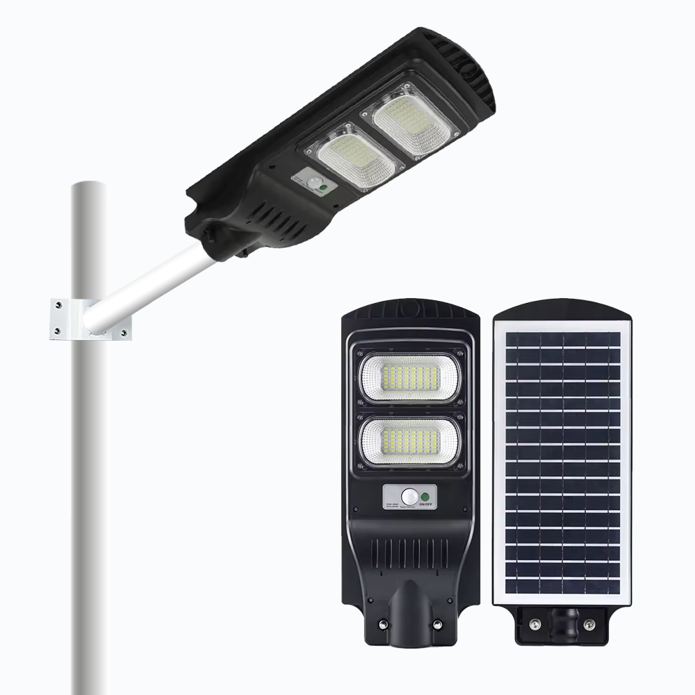 IlluminateSolarMega™ - 3 Lights + 1 Free 300W/6000 Lumens Ultra-Bright Solar Street Lights