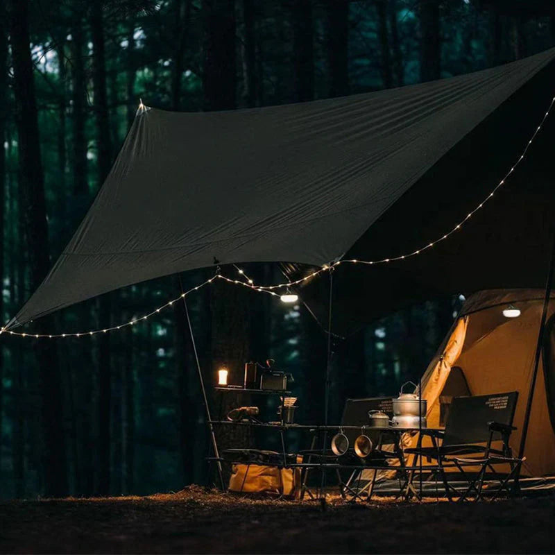 LuminTrail™ - 2-in-1 Solar Portable String Light