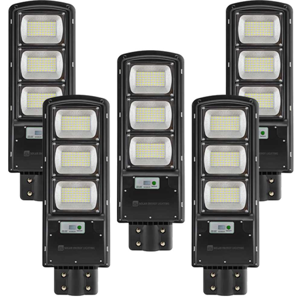 IlluminateSolarMega™- The Ultimate 375W/6500Lumens Ultra-Bright Solar Street Light