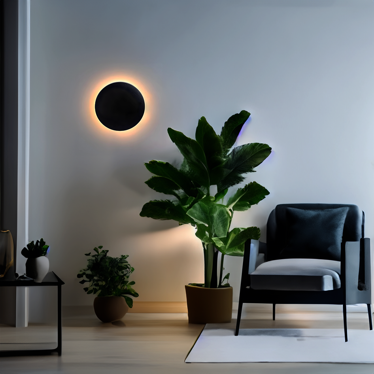 Round LED Wall Light – Outdoor Waterproof Light for Garden, Porch or Patio