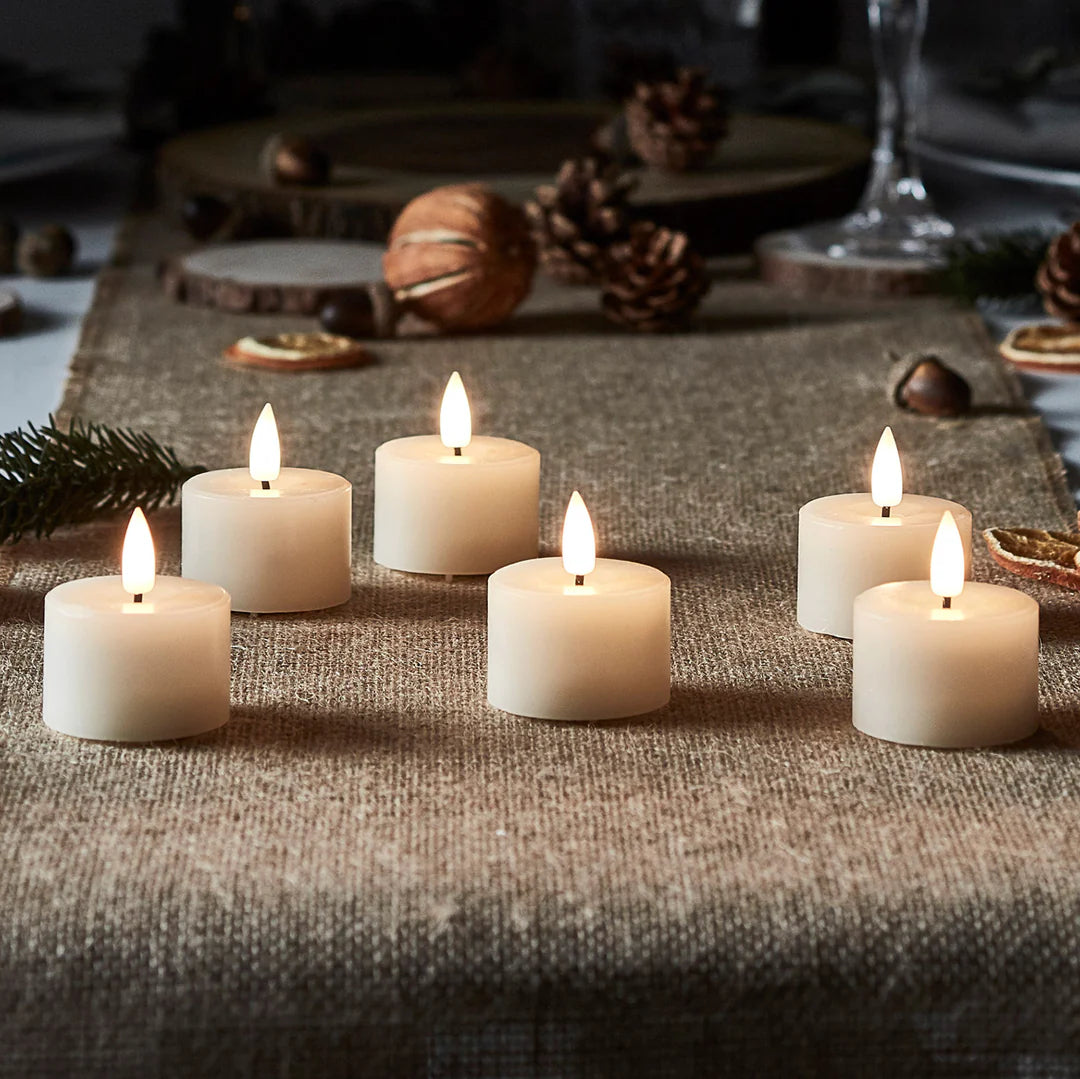 12 pcs Short Flameless Flickering LED Candles (Clearance Sale)