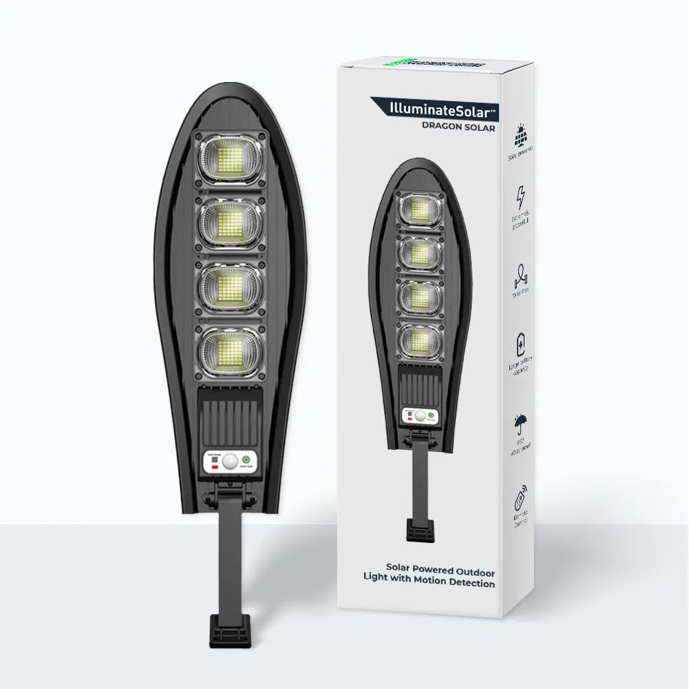 DragonSolar™- 600W Solar Powered Outdoor Security Light for Porch, Garden or Pathway
