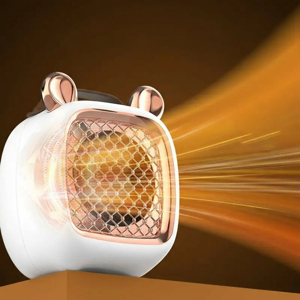 Portable Electric Heater — Quiet Desktop & Foot Warmer
