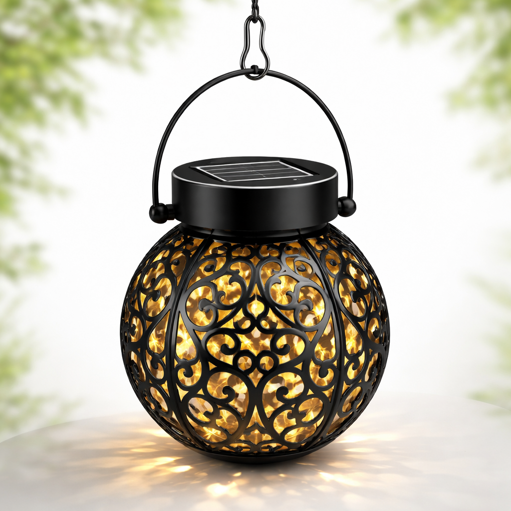 SolAura – Hanging Solar Garden Lantern