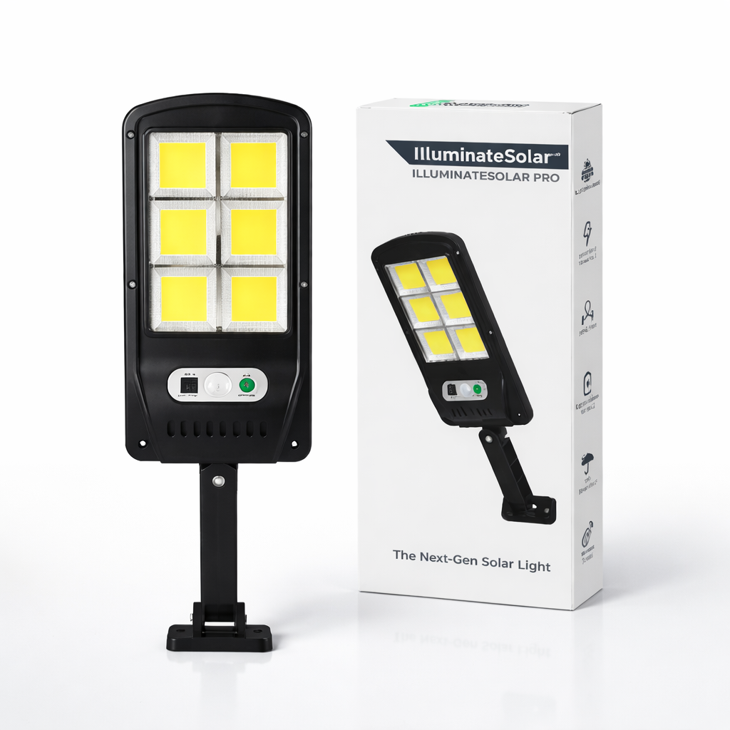 IlluminateSolar™- The Ultra Bright Solar Powered Street LED Lamp