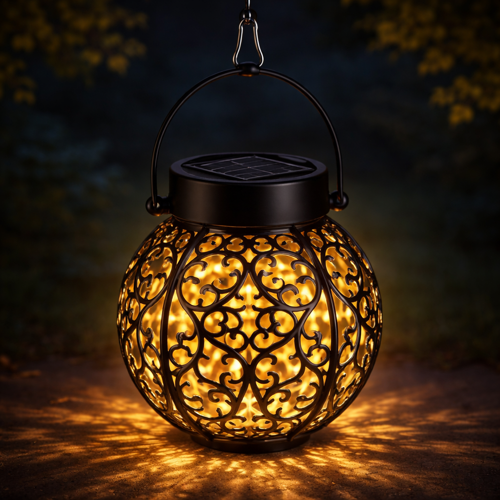 SolAura – Hanging Solar Garden Lantern