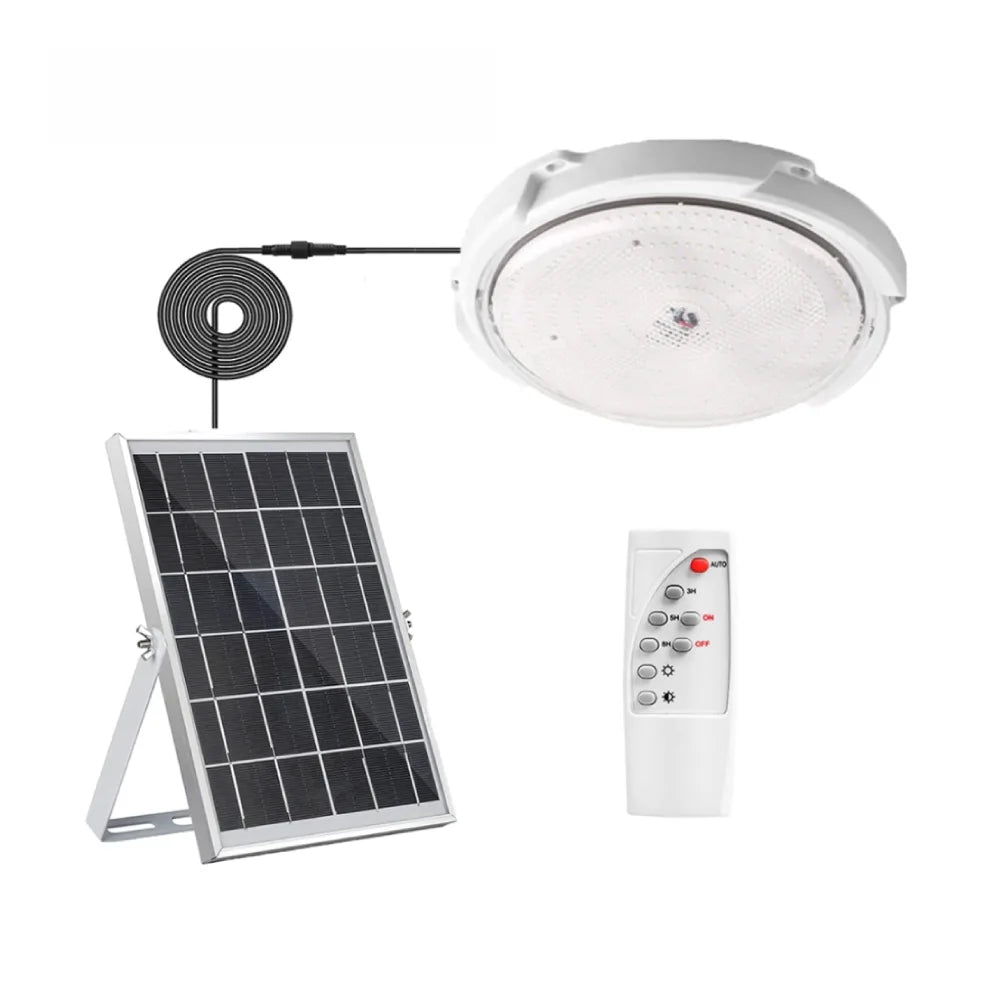 Solar Ceiling Light Indoor/Outdoor With Remote Control