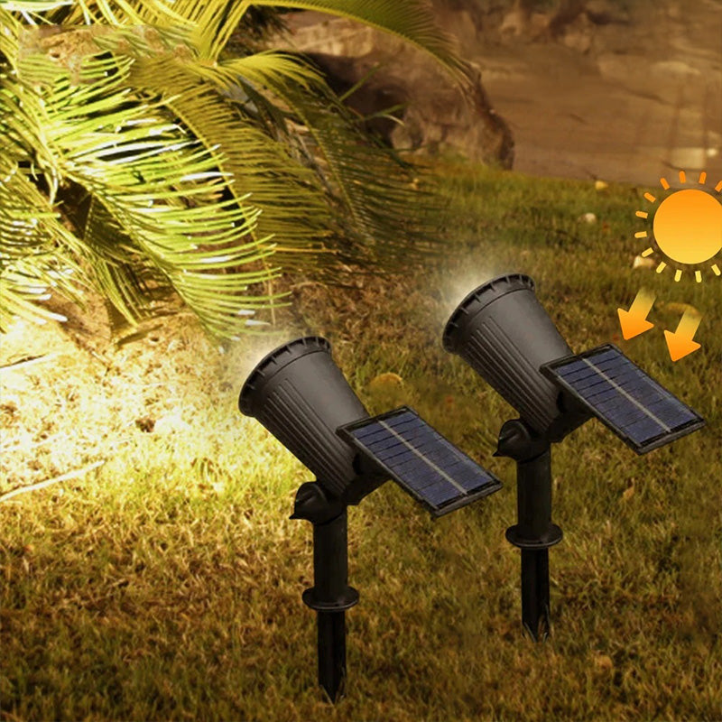 LumaRay – 9 LED Solar Spot Light RGB Outdoor