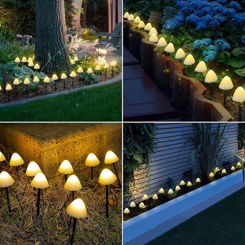 SunShroom™ - Decorative solar mushroom garden lamps