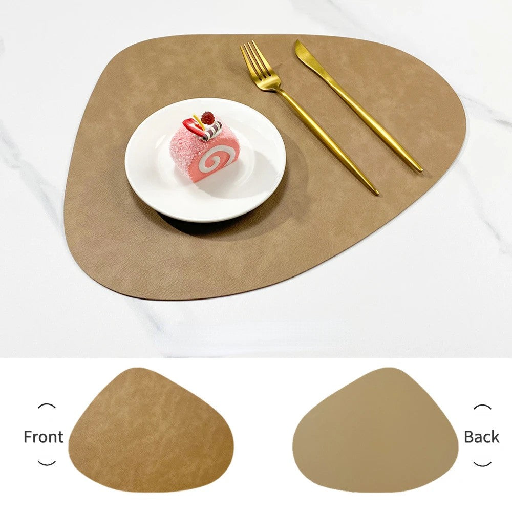 Cowhide Waterproof Double Sided Table Mat