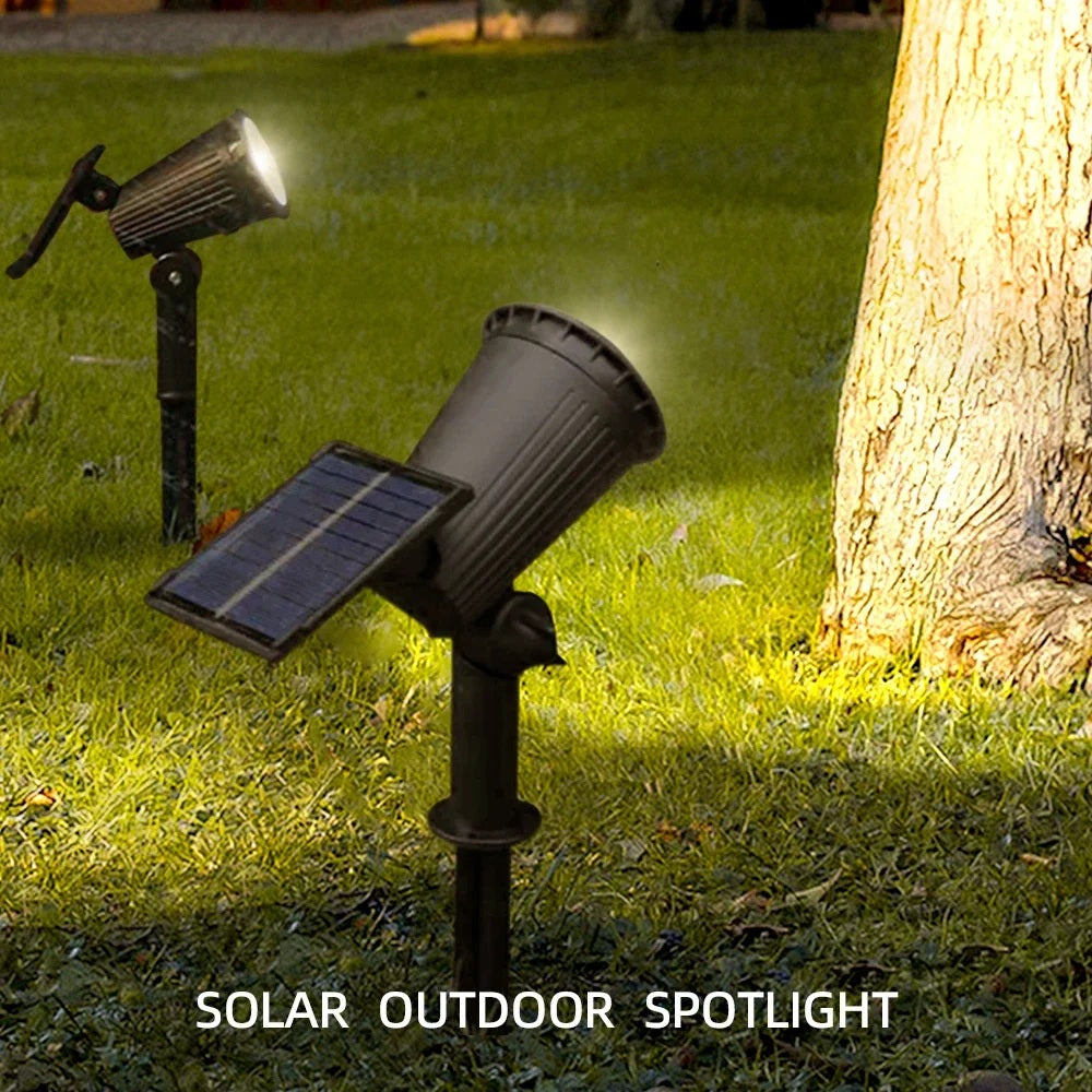 LumaRay – 9 LED Solar Spot Light RGB Outdoor
