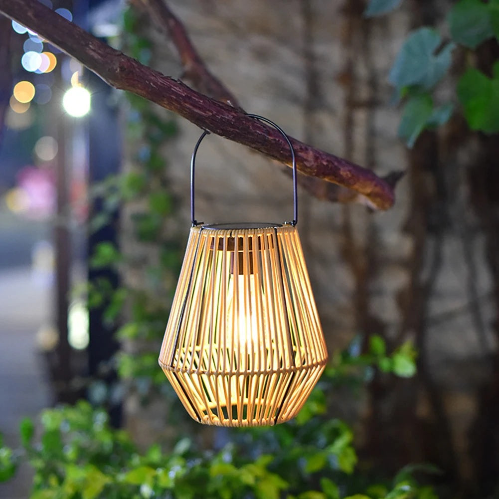 SolWeave – Rattan Solar Lantern