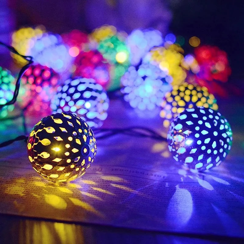 NoctaLume – Moroccan Solar String Lights 5M
