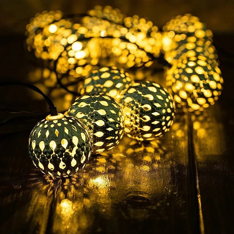 NoctaLume – Moroccan Solar String Lights 5M