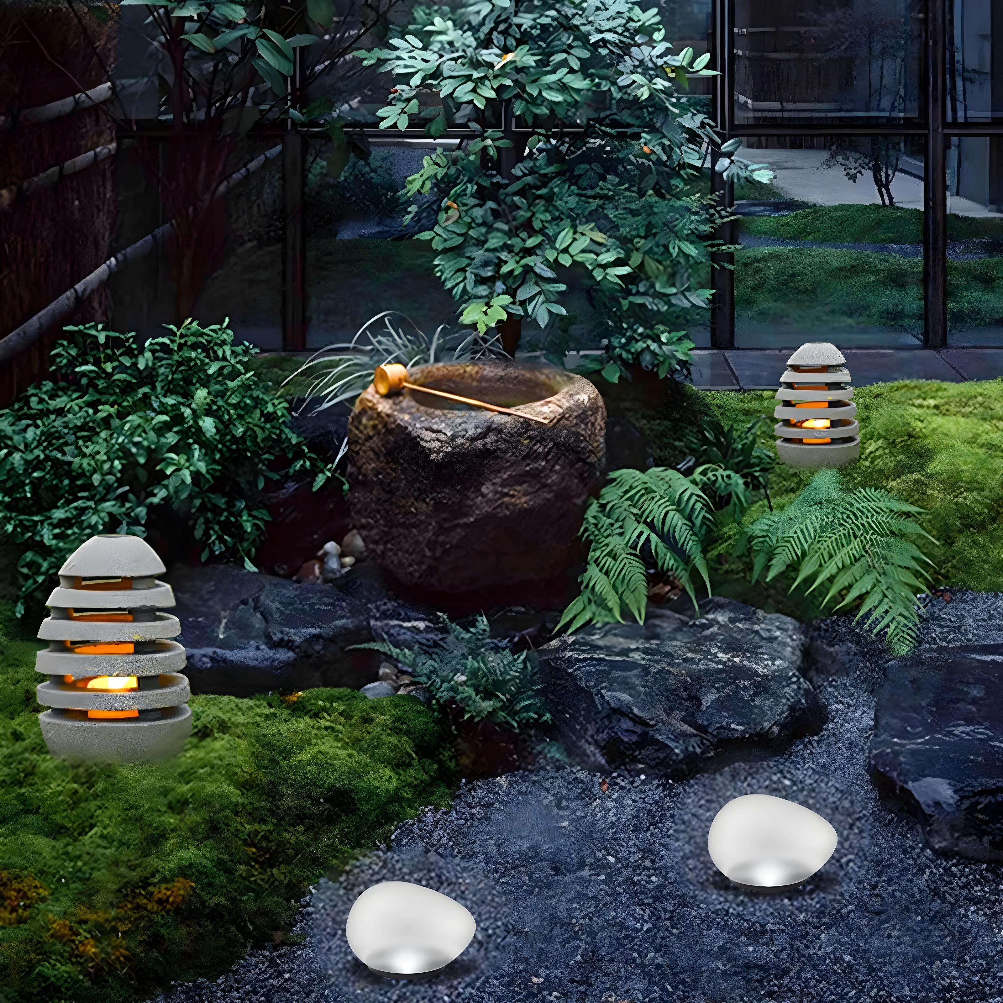 LumaRock - Solar Garden Decorative LED Light