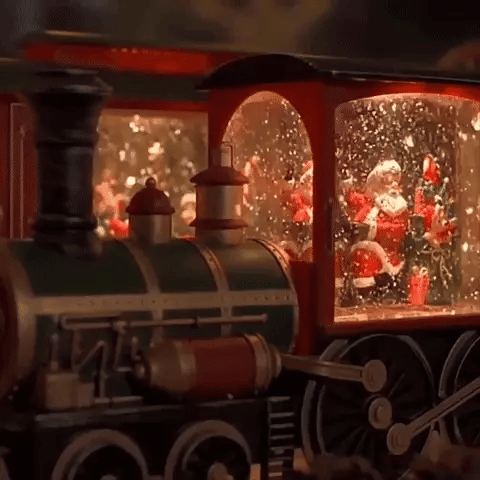 Christmas Snow Effect Train Deluxe