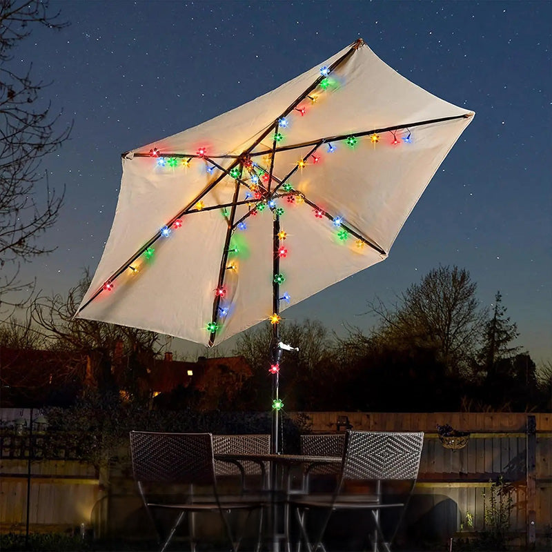 BlossomGlow Sakura Fairy Lights – Solar LED Garden Decoration for Trees & Holidays