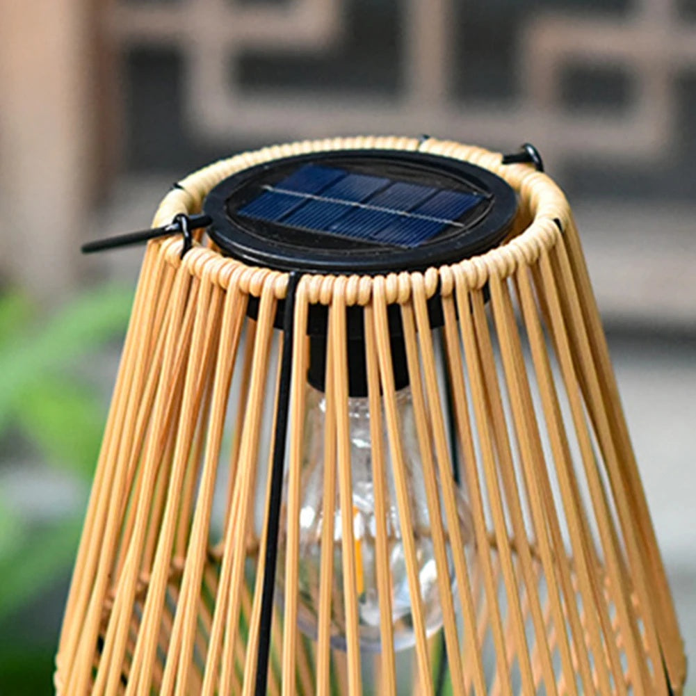 SolWeave – Rattan Solar Lantern