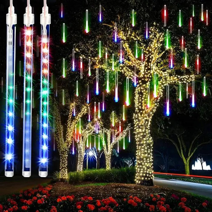 StarCascade – Solar Meteor Lights for Winter & Christmas